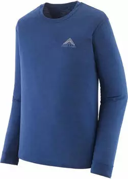 Patagonia Capilene Cool Merino Graphic Funktionsshirt langarm driftways: clement blue (Herren) (44585-DWCL)