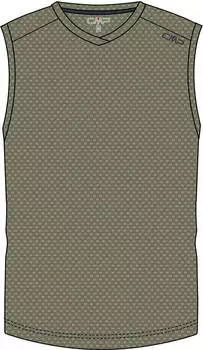CMP Piquestrick Funktionsshirt &auml;rmellos sage (Herren) (35N5627-E663)