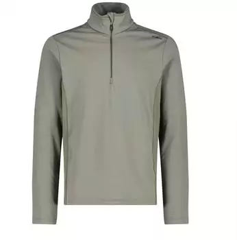 CMP Grit Tech Fleece Funktionsshirt langarm kaki (Herren) (3G10747-F876)