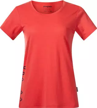 Bergans Vaagaa Adventure Merino Funktionsshirt kurzarm peachy red (Damen) (3243-25685)