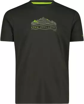 CMP Pique Adventure Print Funktionsshirt kurzarm (Herren)