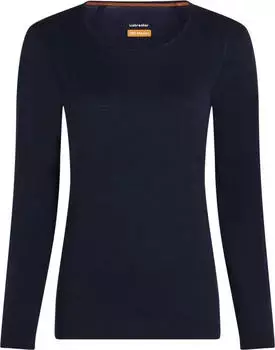 Icebreaker Merino 200 Oasis Scoop Funktionsshirt langarm midnight navy (Damen) (104378-401)