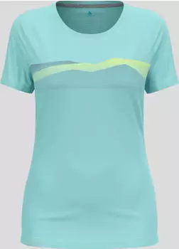Odlo F-Dry Funktionsshirt kurzarm aqua haze (Damen) (551401-21074)