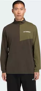 adidas Terrex Multi Climacool 1/2 Zip Funktionsshirt langarm shadow olive (Herren) (KA9603)