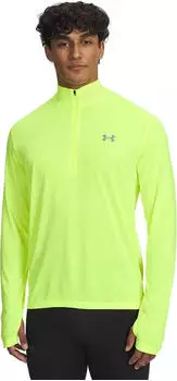 Under Armour Launch 1/4 Zip Funktionsshirt langarm high vis yellow/reflective (Herren) (6005542-731)