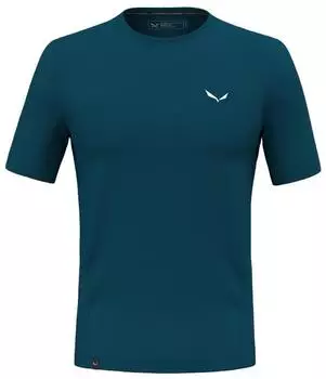 Salewa Puez Melange Dryton Funktionsshirt kurzarm pond blue (Herren) (00-0000028867-8770)