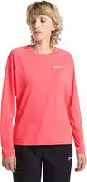 Jack Wolfskin Damen Prelight Swift Langarmshirt - L - sunset coral