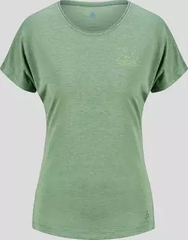 Odlo Ascent 365 Funktionsshirt kurzarm loden frost melange (Damen) (551341-40416)