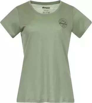 Bergans Graphic Wool Tee Funktionsshirt kurzarm jade green/dark jade green (Damen) (6879-25319)