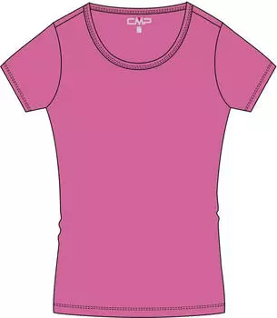 CMP Rundausschnitt Funktionsshirt kurzarm pink fluo (Junior) (39T5675-43CV)