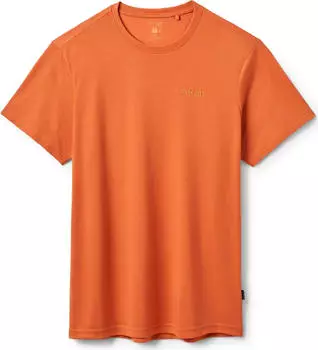 Rab Crimp Elevation Funktionsshirt kurzarm dark melba (Herren) (QBL-68-DKM)