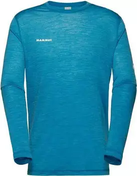 Mammut Tree Wool FL Funktionsshirt langarm glacier blue melange (Herren) (1016-01690-50629)