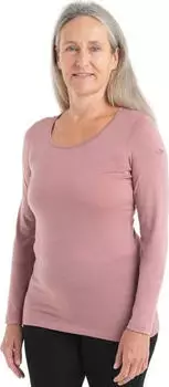Icebreaker Merino 200 Oasis Scoop Funktionsshirt langarm crystal (Damen) (104378-937)