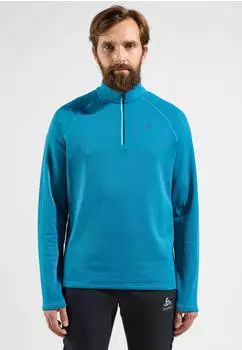 Odlo Besso Midlayer Half Zip Funktionsshirt langarm saxony blue (Herren) (542472-21024)