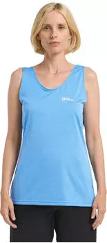 Jack Wolfskin Crosstrail Funktionsshirt &auml;rmellos mid blue (Damen) (1810081-C0454)