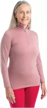 Icebreaker Merino 200 Oasis Crewe mit Rei&szlig;verschluss Funktionsshirt langarm crystal (Damen) (104380-937)
