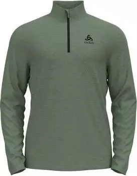 Odlo Roy Midlayer Half Zip Funktionsshirt langarm matte green/deep depths (Herren) (542332-40432)