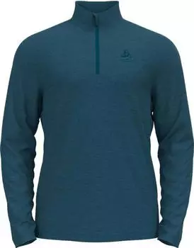 Odlo Roy Midlayer Half Zip Funktionsshirt langarm saxony blue/deep dive (Herren) (542332-21062)