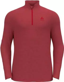 Odlo Roy Midlayer Half Zip Funktionsshirt langarm chinese red/sundried tomato (Herren) (542332-30816)