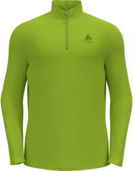 Odlo Berra Mid Layer Half Zip Funktionsshirt langarm lime green (Herren) (542492-44400)