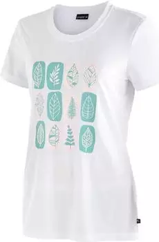 Maier Sports Waltraut Print Funktionsshirt kurzarm wei&szlig; (Damen) (252316-600)