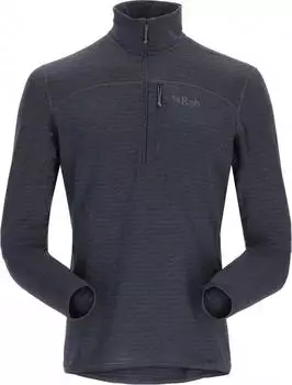 Rab Ascendor Light Pull-On Funktionsshirt langarm beluga (Herren) (QFF-48-BE)