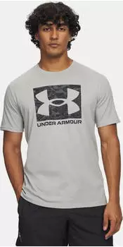 Under Armour ABC Camo Boxed Logo Funktionsshirt kurzarm titanium/black (Herren) (1361673-069)
