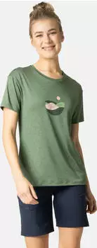 Odlo Essentials Funktionsshirt kurzarm loden frost melange (Damen) (551411-40416)