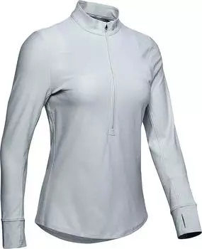 Under Armour Qualifier Half Zip Funktionsshirt langarm gray/reflective (Damen) (1326512-014)