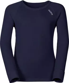 Odlo Active Warm Funktionsshirt langarm peacoat (Junior) (10459-28700)