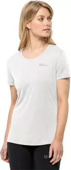 Jack Wolfskin Tech Funktionsshirt kurzarm stark white (Damen) (1807122-5488)
