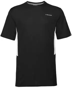 Head Club Tech Funktionsshirt kurzarm schwarz (Herren) (811349-BK)