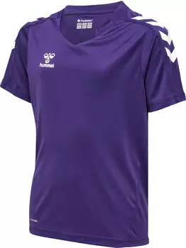 hummel Core XK Funktionsshirt kurzarm acai/white (Junior) (211456-3332)