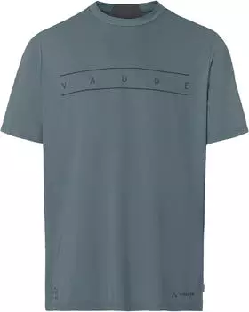 Vaude Qimsa Logo Funktionsshirt kurzarm heron (Herren) (43230-964)