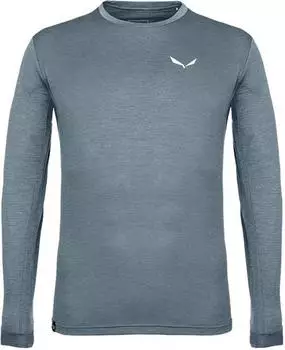 Salewa Puez Melange Dryton Funktionsshirt langarm blue java melange (Herren) (00-0000027453-8106)