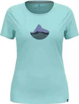 Odlo F-Dry Mountain Funktionsshirt kurzarm aqua haze (Damen) (554601-21074)