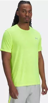 Under Armour Launch Camo Funktionsshirt kurzarm high vis yellow/reflective (Herren) (1386681-731)