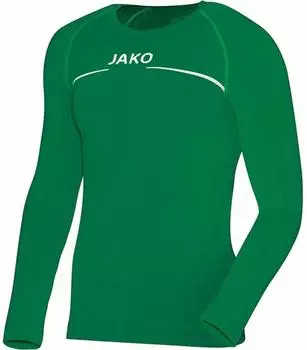 Jako Comfort Funktionsshirt langarm sportgr&uuml;n (Herren) (6452-06)