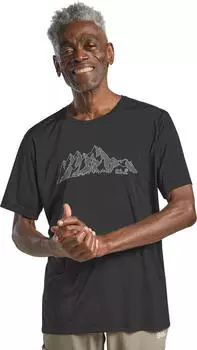 Jack Wolfskin Peak Graphic Funktionsshirt kurzarm (Herren)