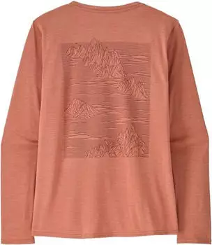 Patagonia Capilene Cool Daily Graphic Funktionsshirt langarm strataspire: moment pink x/dye (Damen) (45205-SMTX)
