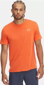 Under Armour Launch Camo Funktionsshirt kurzarm fire/reflective (Herren) (1386681-847)