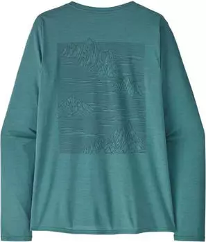 Patagonia Capilene Cool Daily Graphic Funktionsshirt langarm strataspire: wetland blue (Damen) (45205-SWLX)