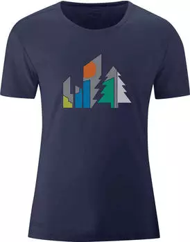 Maier Sports Burgeis Funktionsshirt kurzarm night sky melange (Herren) (152626-3628)
