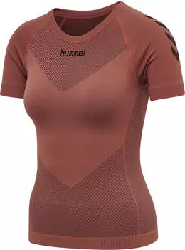hummel Seamless Jersey Funktionsshirt kurzarm marsala (Damen) (202644-3250)