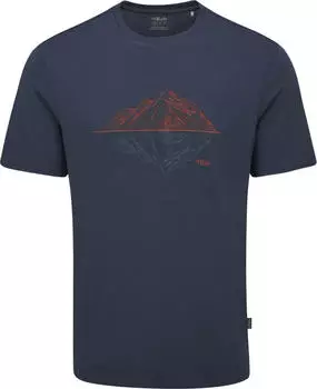 Rab Crimp Reflection Funktionsshirt kurzarm tempest blue (Herren) (QBL-72-TMB)