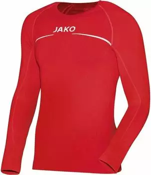 Jako Comfort Funktionsshirt langarm rot (Junior) (6452-01K)