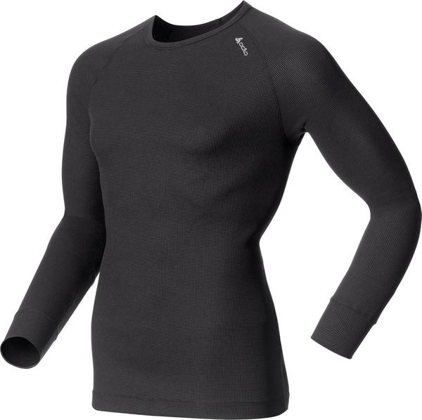 Odlo Shirt l/s Crew Neck Cubic Men ebony grey / black