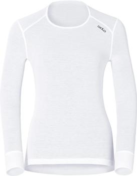Odlo Shirt l/s Crew Neck Warm Women (152021) white