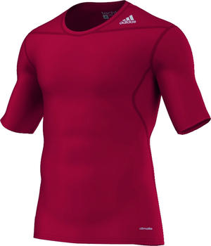 Adidas Techfit Base SS T-Shirt red
