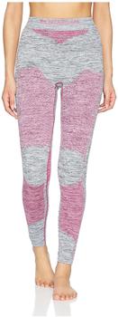 X-Bionic Lady Acc Evo Melange Uw Pants Long light grey melange/raspberry